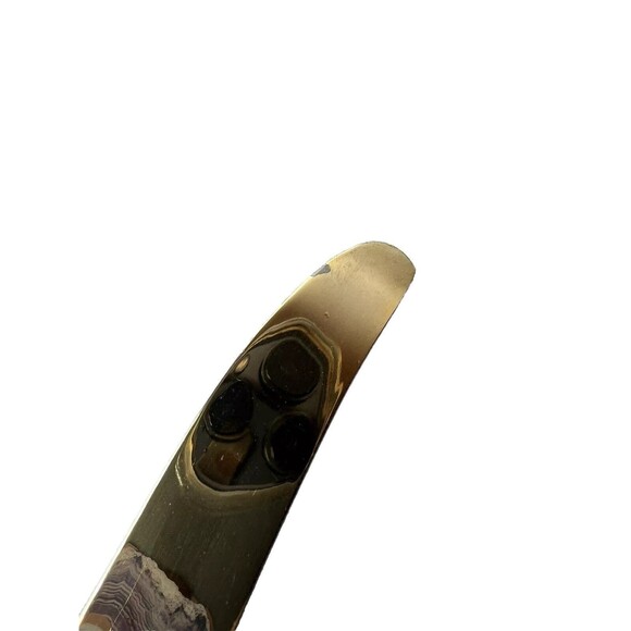 FB Rogers Golden Plated Electroplate American Chipendale Flat 5 Butter Cutters - Picture 7 of 14